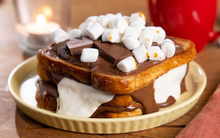 S'mores french toast - Opskrifter | Pågen